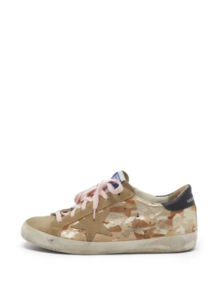 Sneakerși Golden Goose May cu imagine cu model camuflaj maro