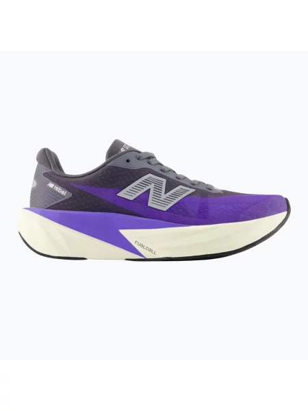 Női futócipő New Balance FuelCell Rebel V5 electric indigo/truffle salt/silver metallic. Méret: 40 EU kék