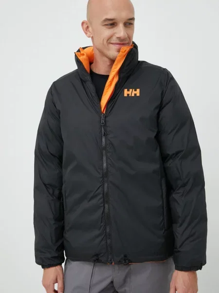 Helly Hansen geaca de puf cu doua fete barbati portocaliu negru