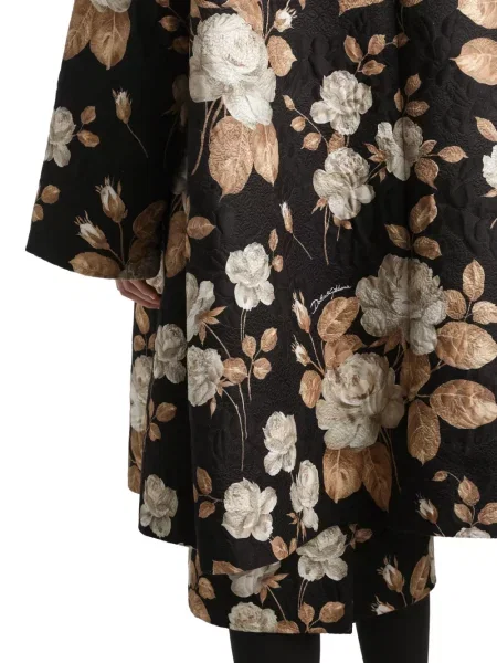 Palton Dolce & Gabbana cu imagine negru