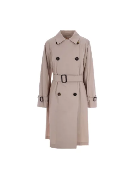 Podróż trencz Weekend Max Mara beżowy