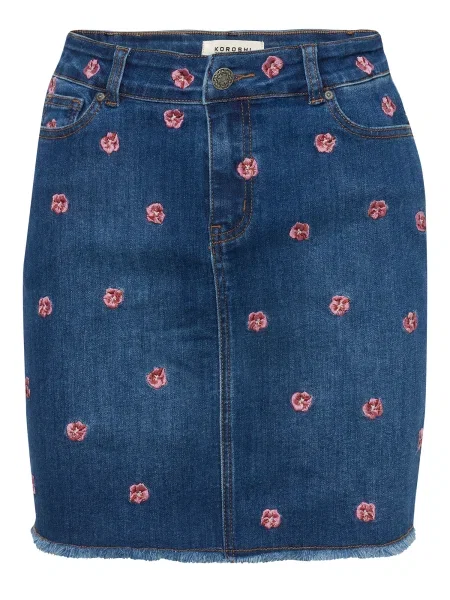 KOROSHI Szoknyák sötétkék borvörös