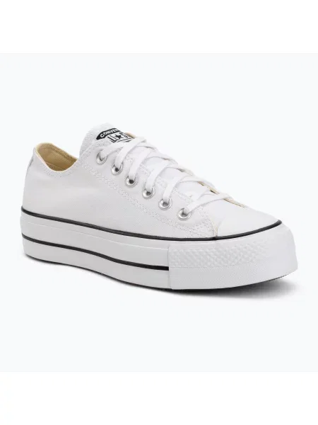 Teniși pentru femei Converse Chuck Taylor All Star Lift Low optical white alb
