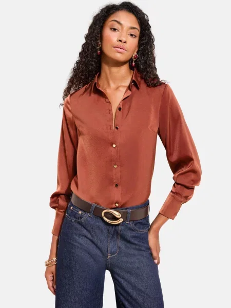 Friends Like These Bluză ruginiu roșu