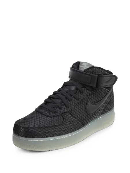 Lung tricou Nike Air Force 1 din fleece alergare negru
