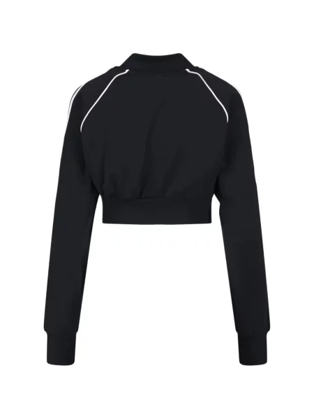 Decupat hanorac Adidas alergare plasă negru