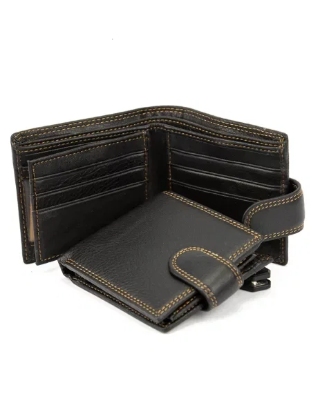 Кожаный кошелек Royalbag коричневый