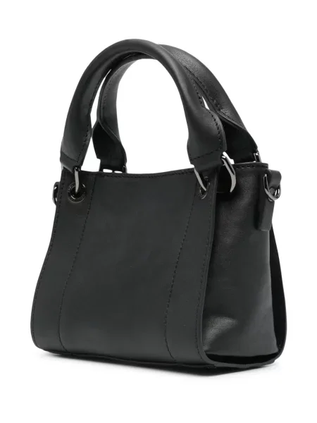 Geantă shopper Longchamp din piele negru