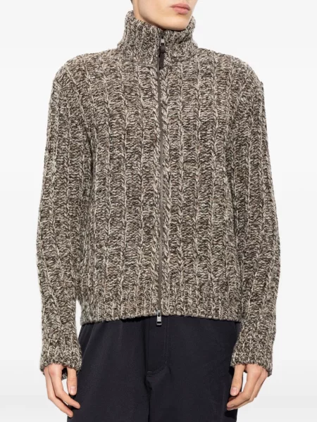 Kardigán Moncler hnedá