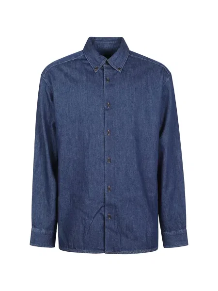 Cămașă de blugi A.p.c. albastru