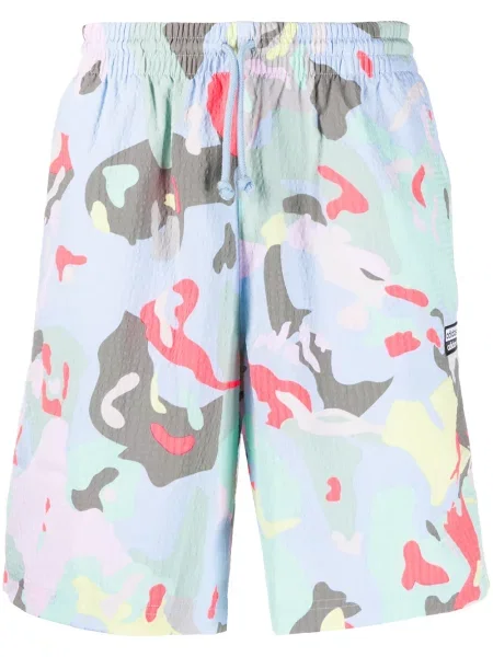 Pantaloni scurți Adidas cu imagine albastru