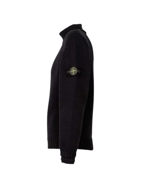 Sweter dziecięcy Stone Island czarny