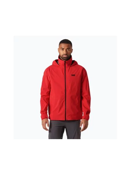 Куртка Helly Hansen с капюшоном красная