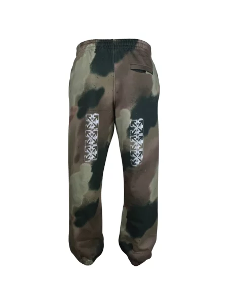 Τρέξιμο παντελόνι Off-white με σχέδιο παραλλαγής λευκό