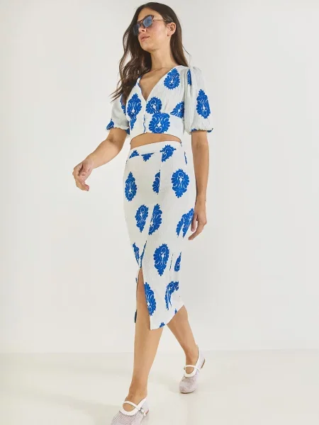 Palton Bianco Lucci alb