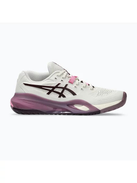 Încălțăminte de tenis pentru femei ASICS Gel-Resolution X soft oat/dark aubergine