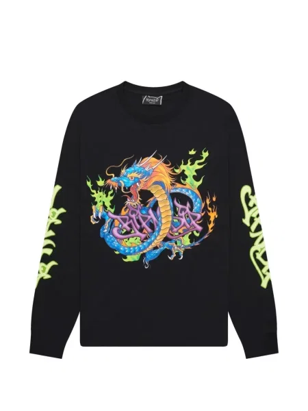 Lung tricou Ripndip negru