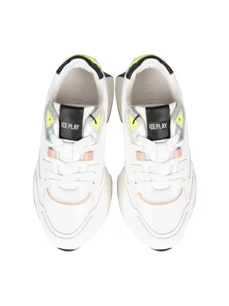 Sneakersy Ice Play skórzane białe