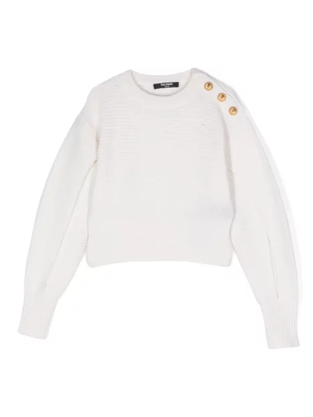 Sweter dziecięcy Balmain biały