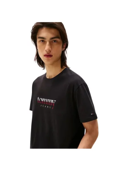 Tričko Tommy Jeans černé