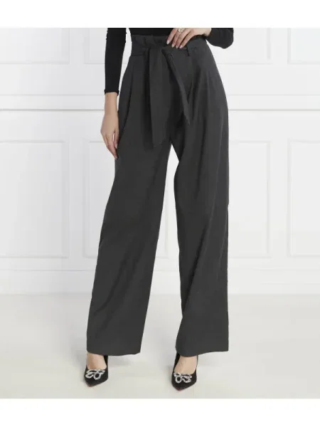 Pinko De lână pantaloni gri