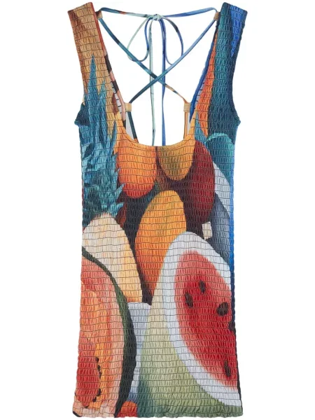Rochie mini Donde Esteban de costum portocaliu