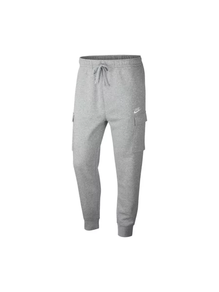 Fleecová fleecová mikina Nike sivá