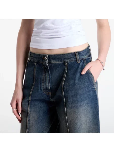 Pantaloni Palm Angels albastru
