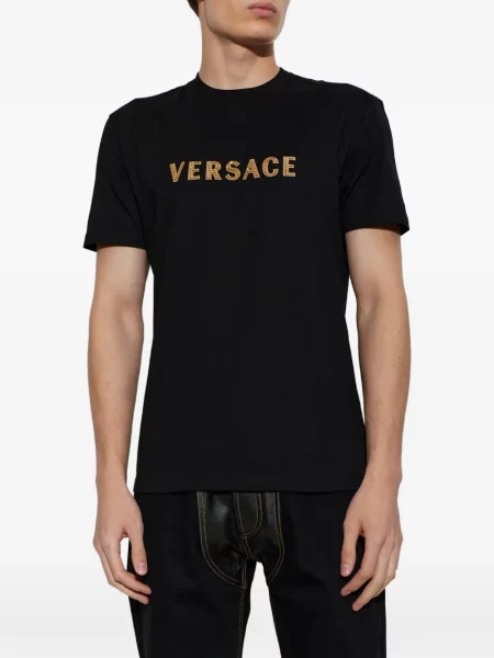 Tricou Versace cu autograf negru