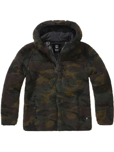 Brandit Přechodná bunda hnědá zelená šedá