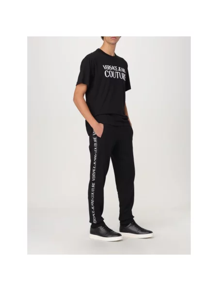 Koszulka Versace Jeans Couture czarna