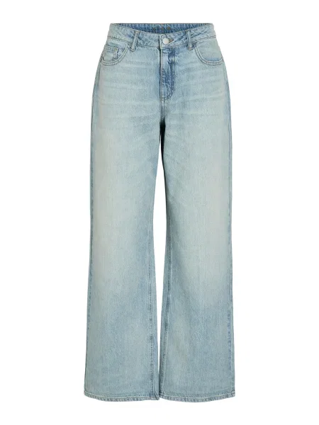 VILA Jeans VIPALMA deschis albastru