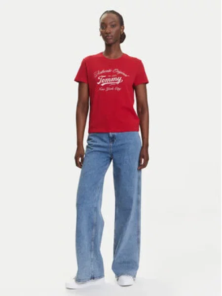 Tričko Tommy Jeans bílé