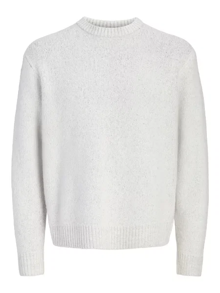 JACK & JONES Pulover JORChamberi ciocolatiu alb