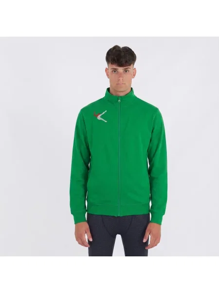 Unisex Bluza Z Zipperem Komfort Barret zielona