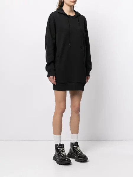 Oblekové šaty 3.1 Phillip Lim s kapucí černé