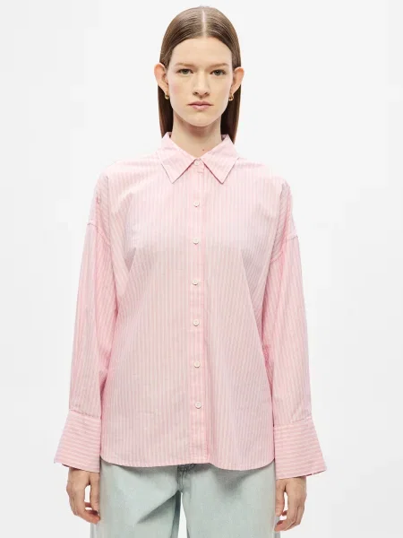 Barbour Blúz Rosie rózsaszín fehér