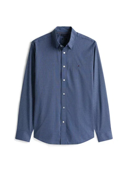 TOMMY HILFIGER Košile Performance námořnická modř bílá