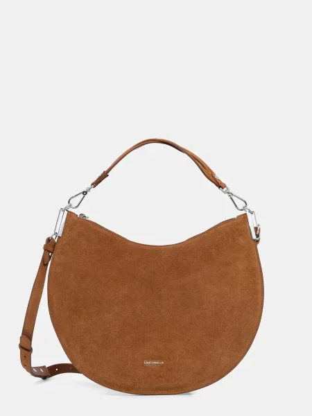 Geantă Coccinelle QKG Coccinellesunup Suede E1 QKG 13 01 01 maro