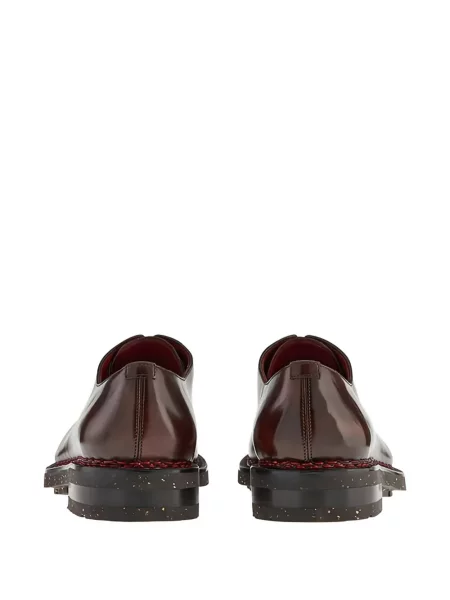Oxford Ferragamo din piele maro