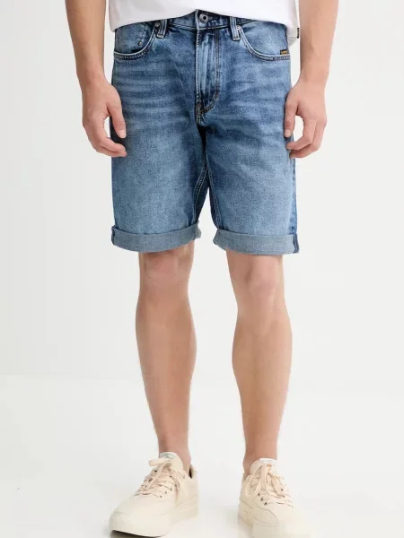 G-Star pantaloni scurti jeans albastru