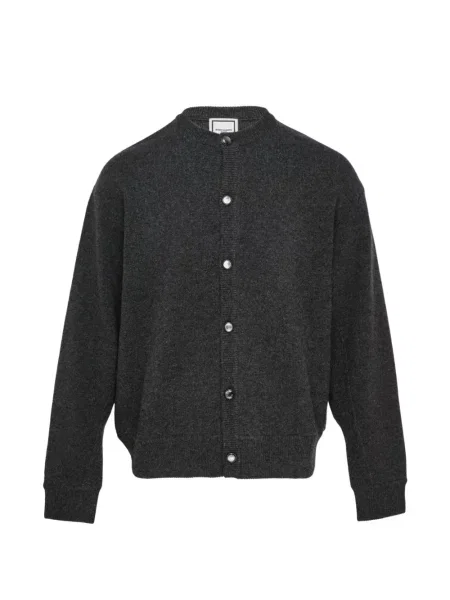 Cardigan Wooyoungmi cu autograf gri