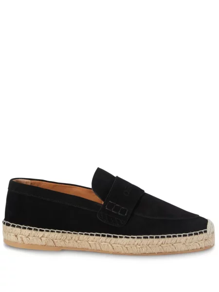 Espadrile Off-white din piele de căprioară cu imagine alb