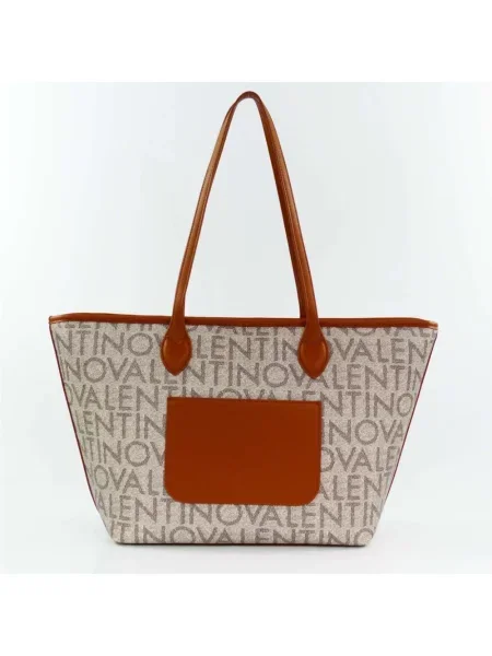 Torebka Valentino Bags skórzana beżowa