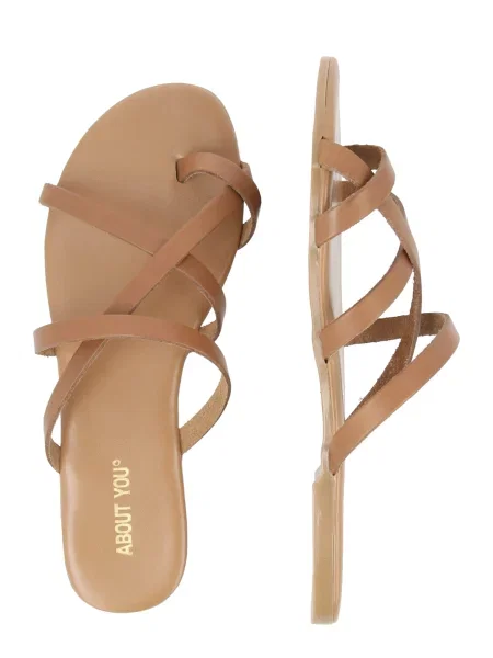 ABOUT YOU Flip-flops Eleni caramel maro
