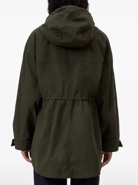 Húzózsinór parka Closed zöld