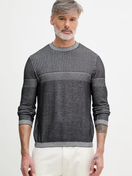 Armani Exchange pulover pentru bărbați negru