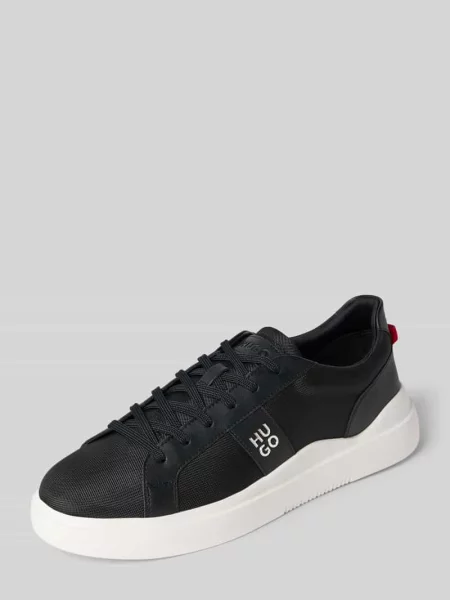 Sneakersy z plikiem logo model „Blake_tenn_blnypu” Hugo czarne