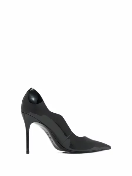 Pantofi cu toc Schutz din piele de lac negru