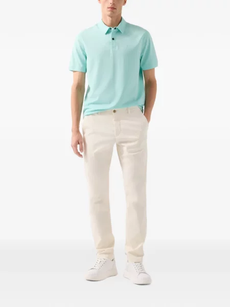 Tricou polo Bogner cu imagine albastru